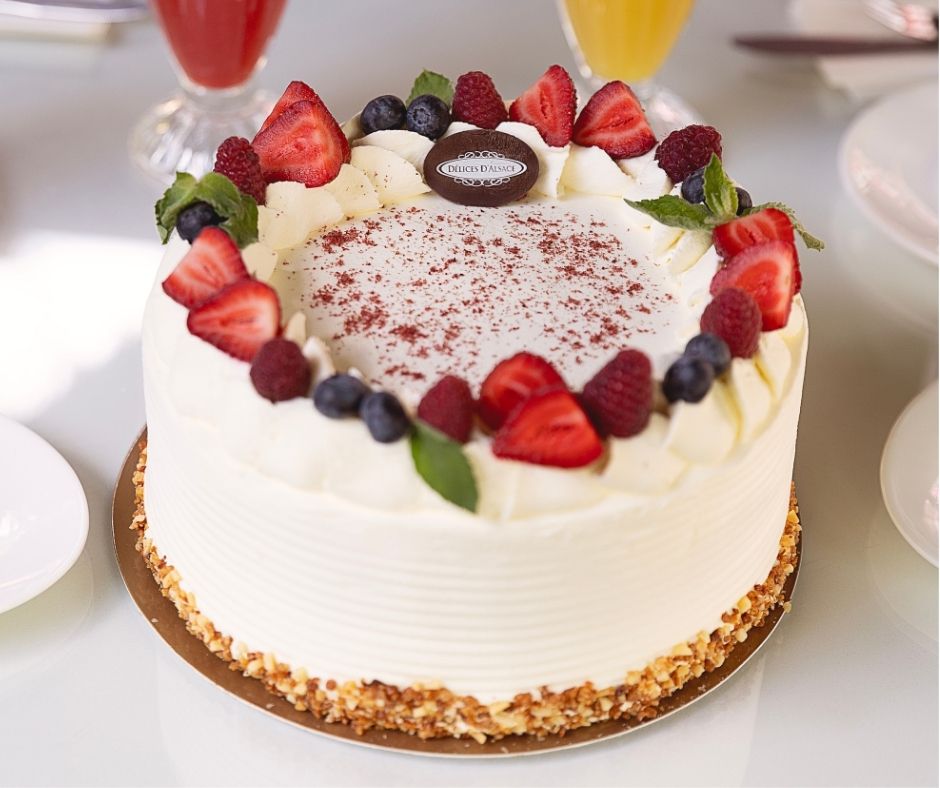 Torta Frutos del Bosque - Versión Navidad